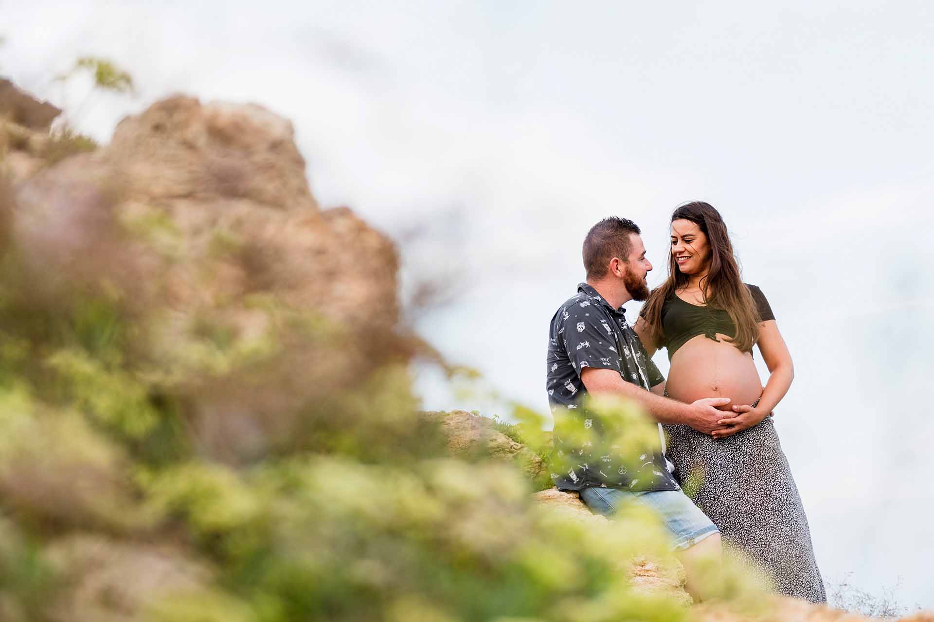 Reportaje fotográfico de embarazo tarragona