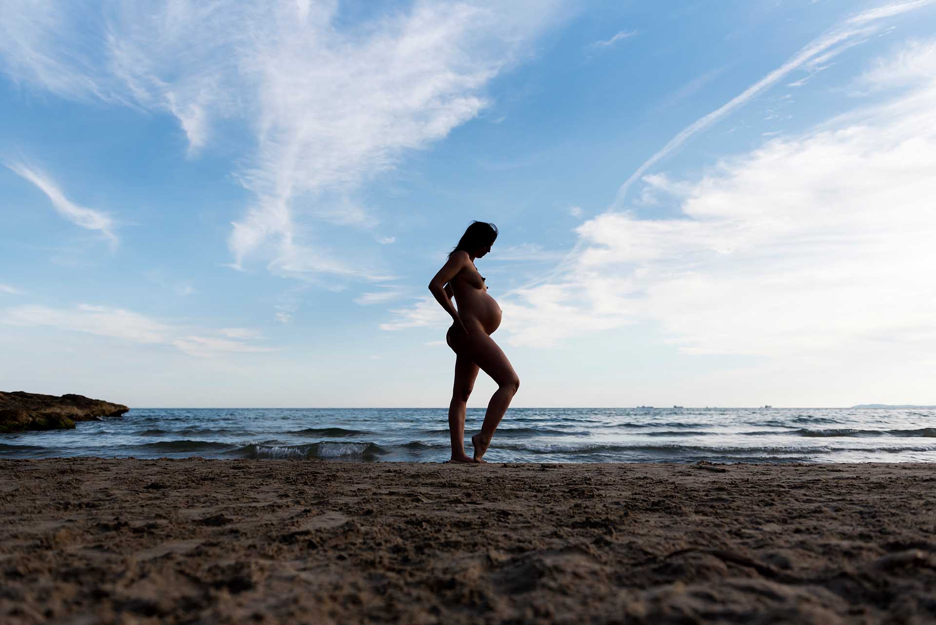 Reportaje de embarazo desnudo Tarragona