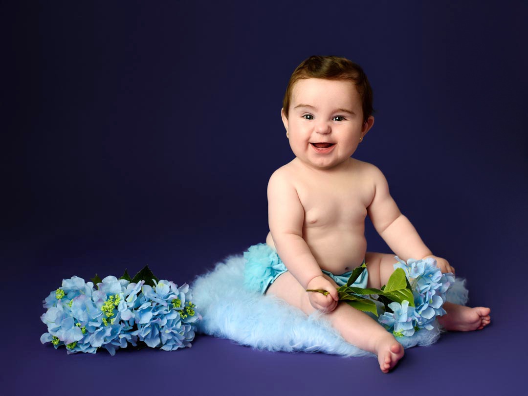 Fotos de bebé en estudio