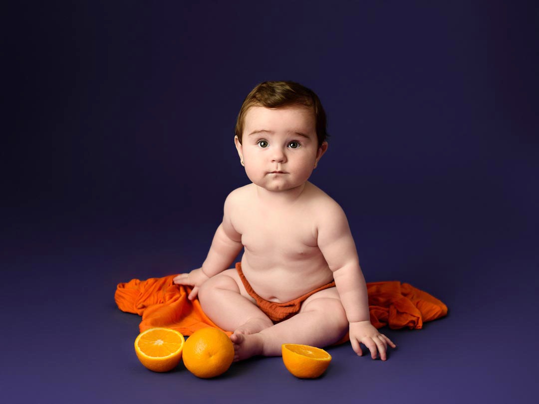 Fotos de bebé en estudio