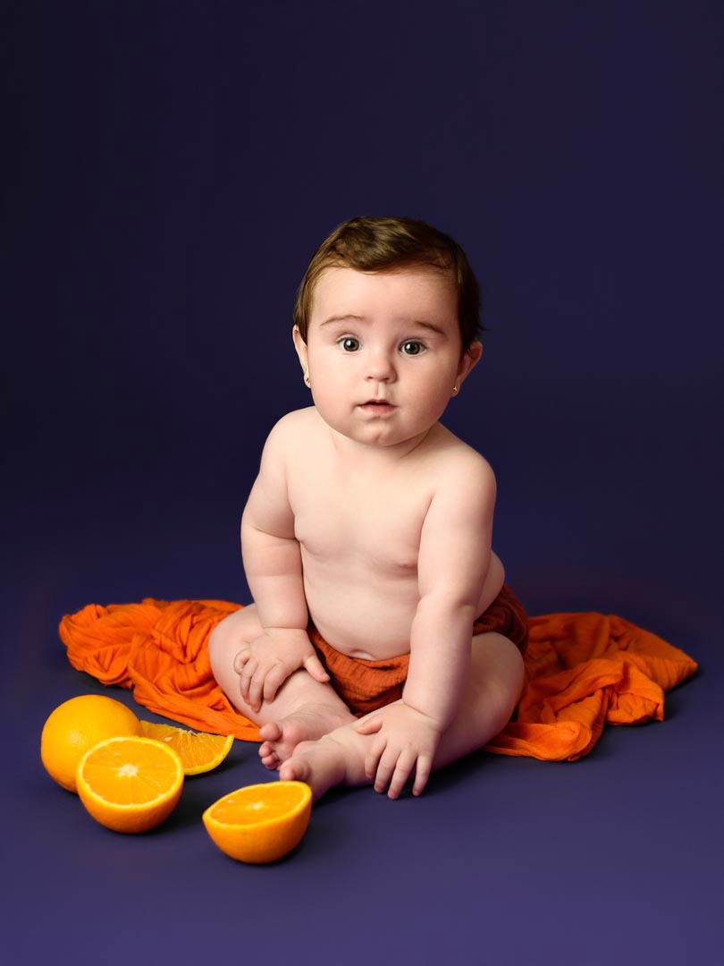 Fotos de bebé en estudio