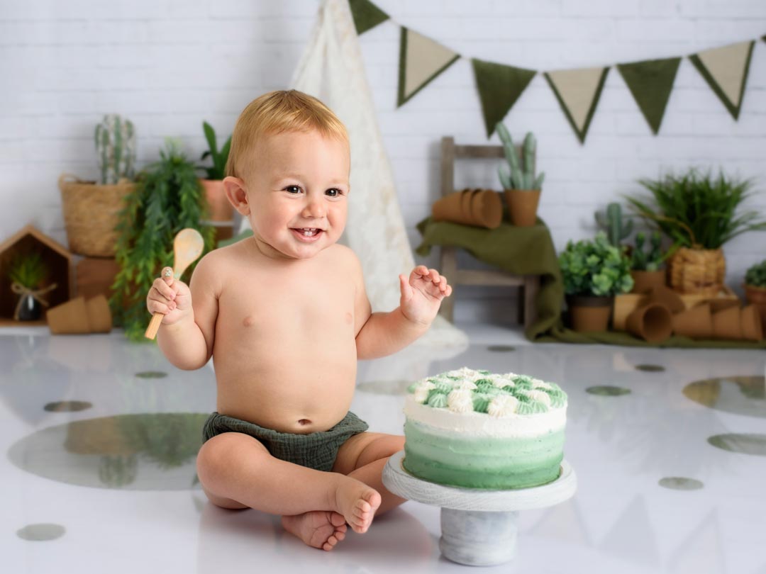Sesión de fotos de primer cumpleaños​
