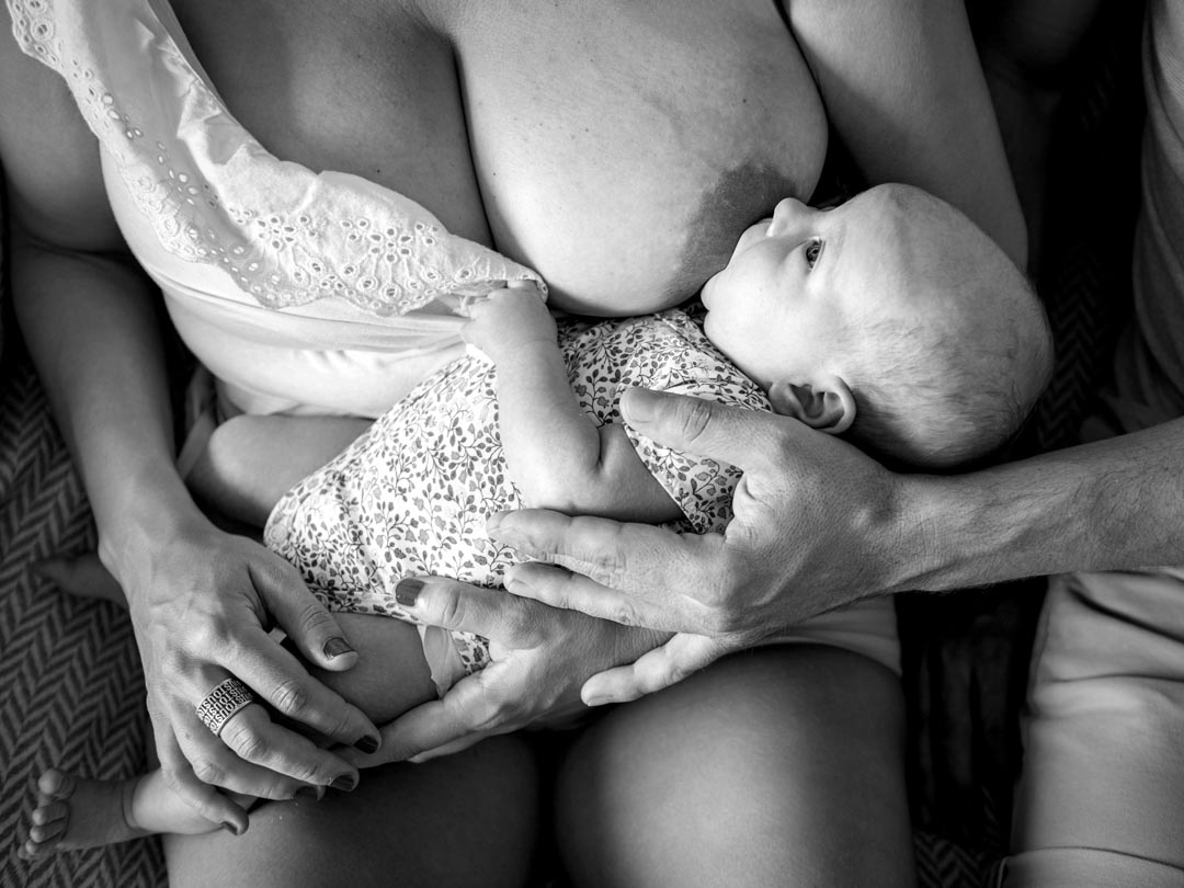 Sesión de fotos de recién nacido en casa