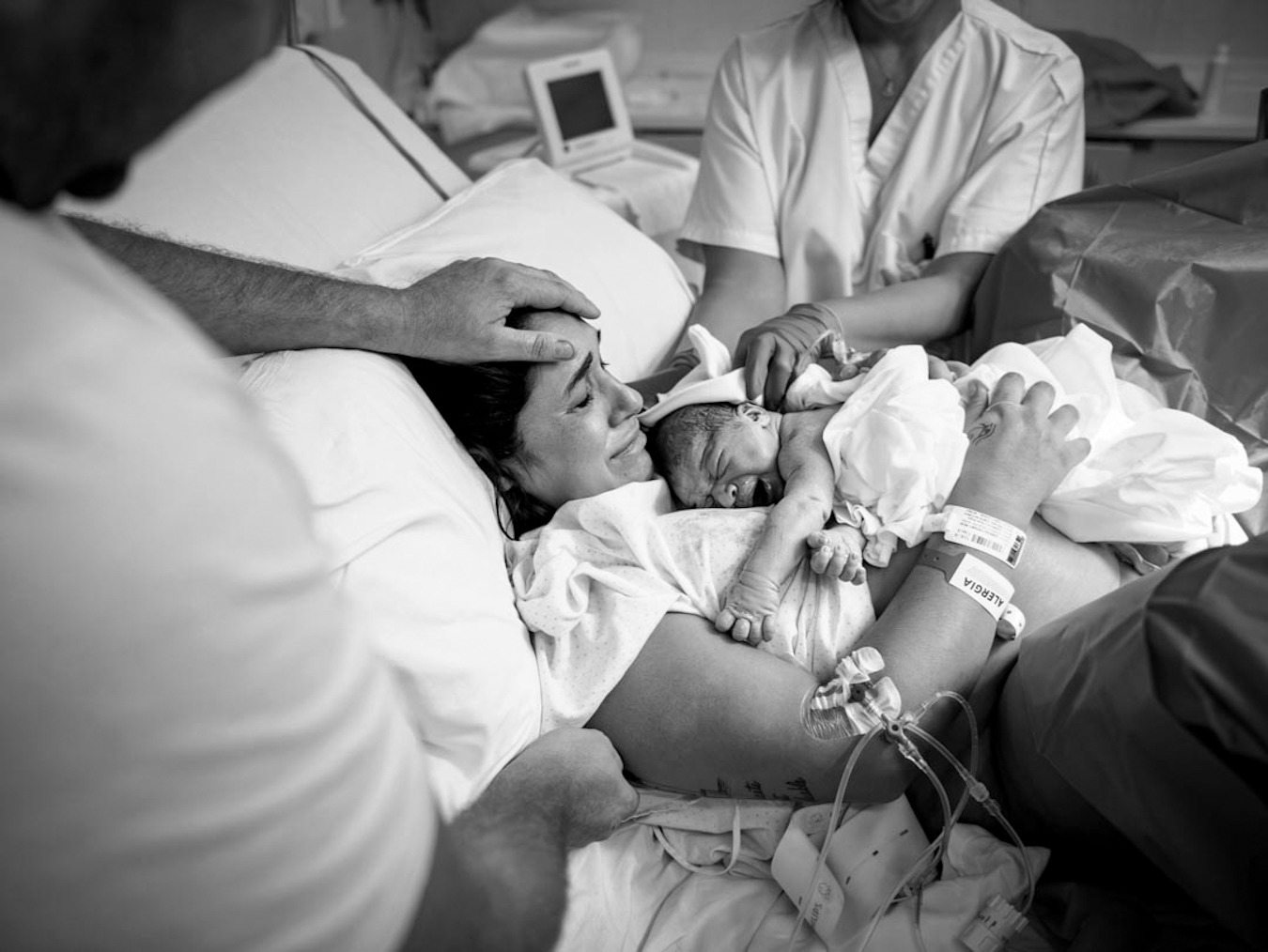 Fotografía de parto en el Hospital​