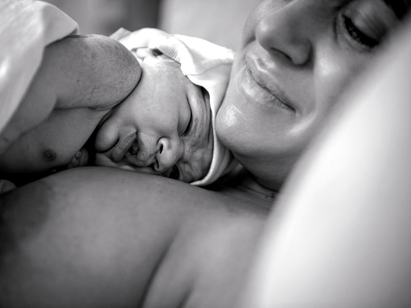 Fotografía de parto en Barcelona (clínica dexeus)