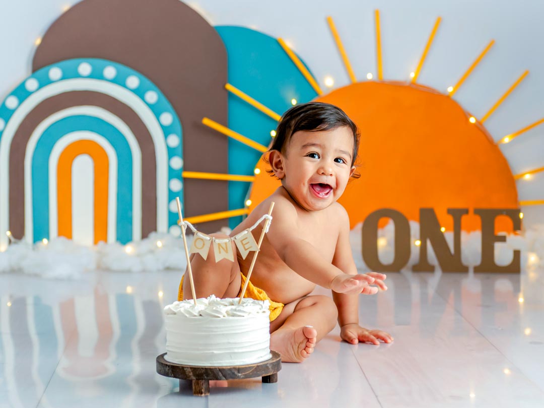 Sesión cumpleaños bebé en Tarragona