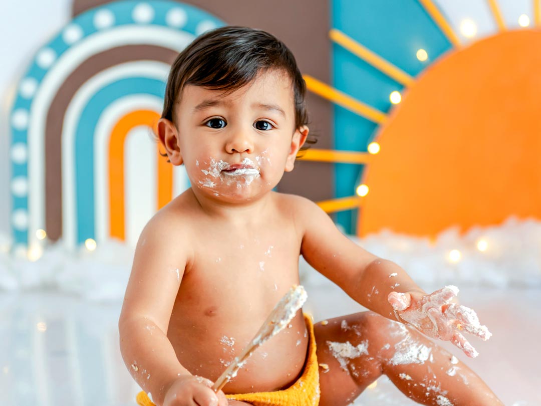 Sesión cumpleaños bebé en Tarragona