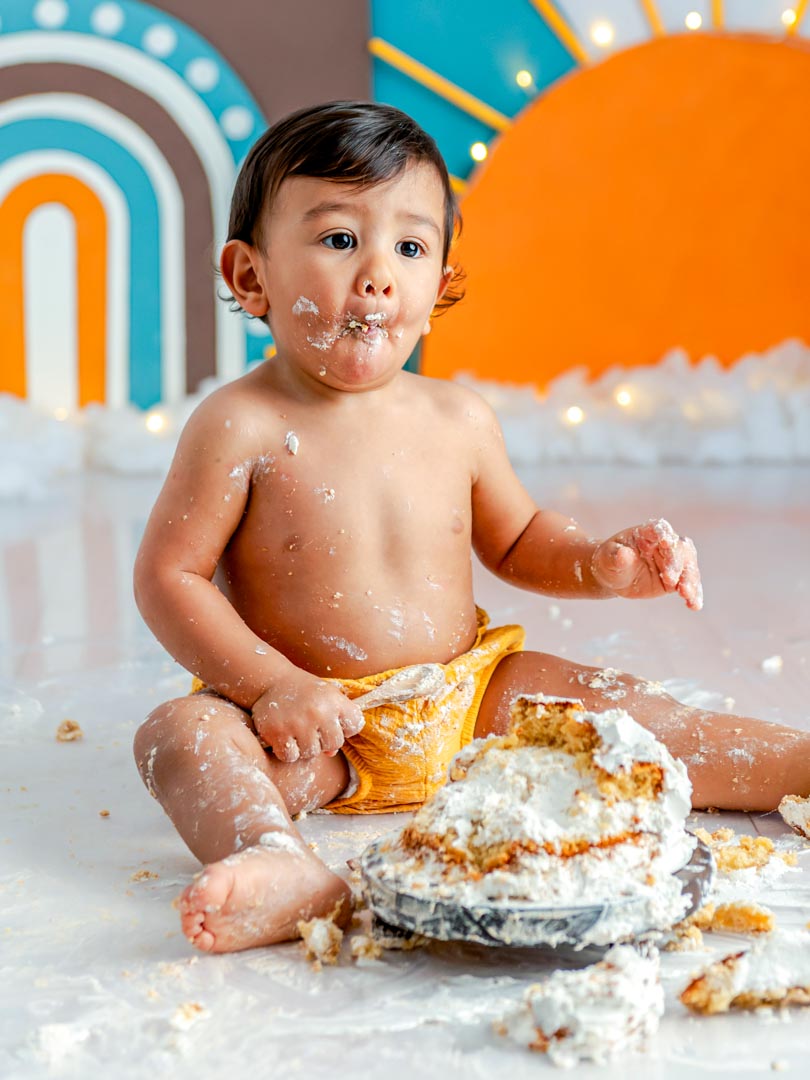 Sesión cumpleaños bebé en Tarragona