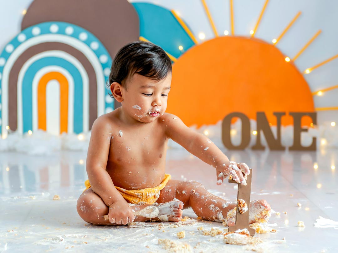 Sesión cumpleaños bebé en Tarragona