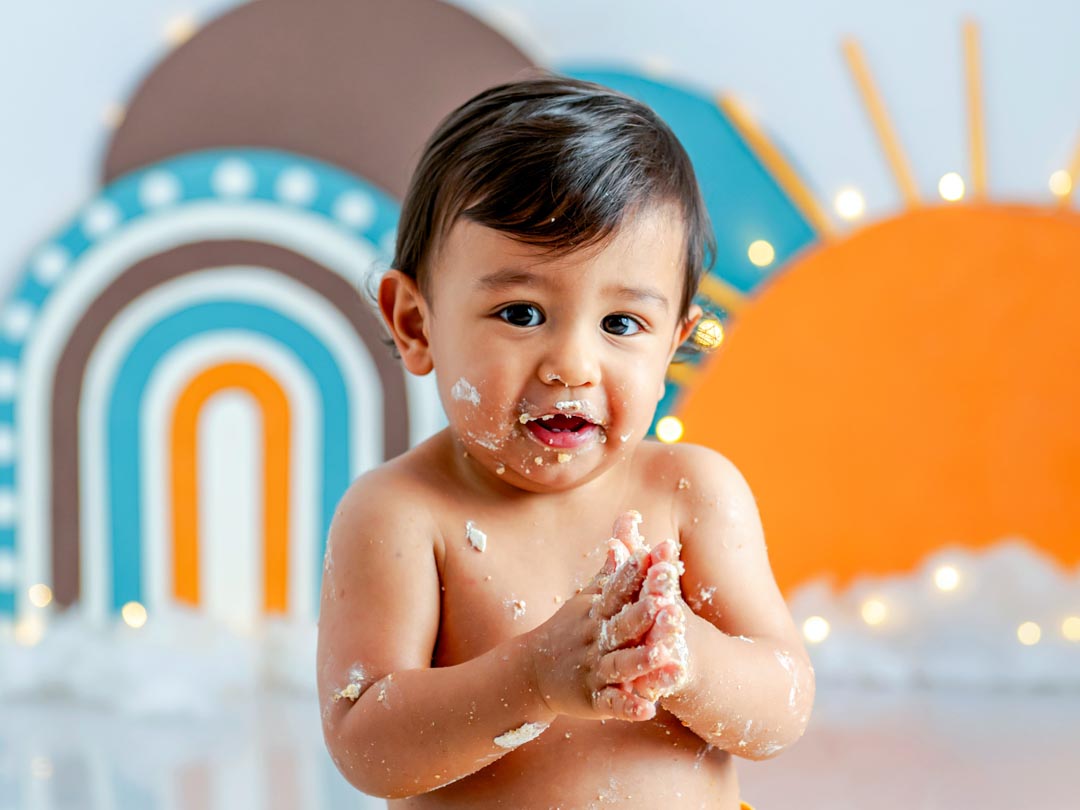 Sesión cumpleaños bebé en Tarragona