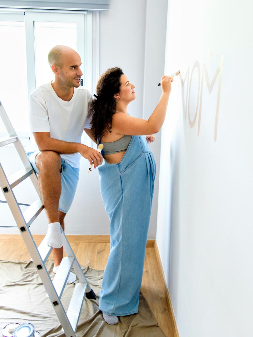 Sesión de embarazo en casa Tarragona