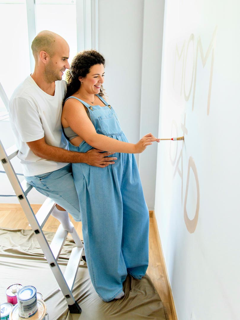 Sesión de embarazo en casa Tarragona