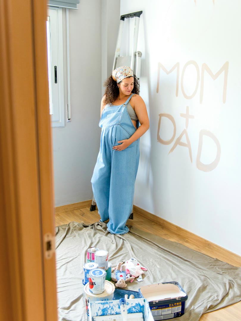 Sesión de embarazo en casa Tarragona