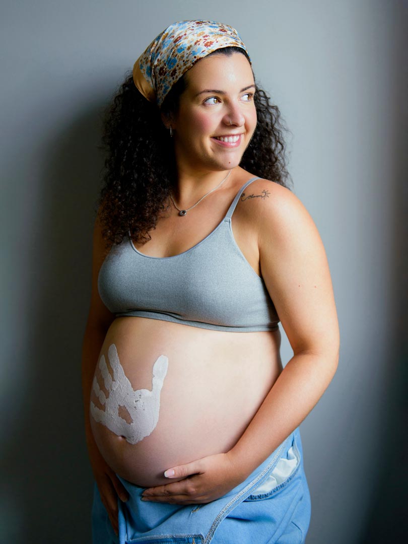 Sesión de embarazo en casa Tarragona