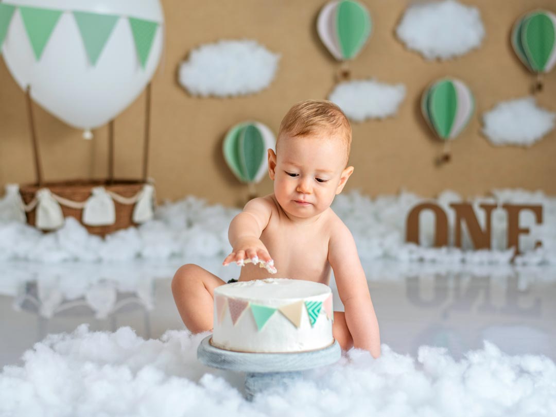 Sesión smash cake para bebé