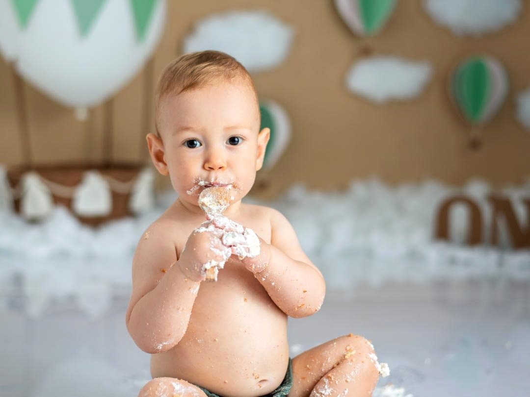 Sesión smash cake para bebé
