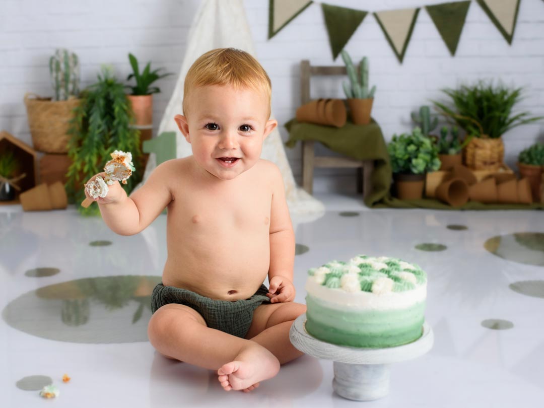 Sesión de fotos de primer cumpleaños​
