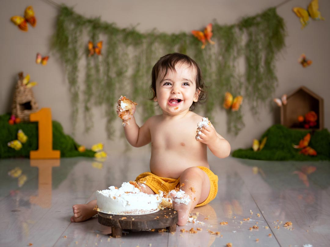 Sesión Smash Cake en Tarragona