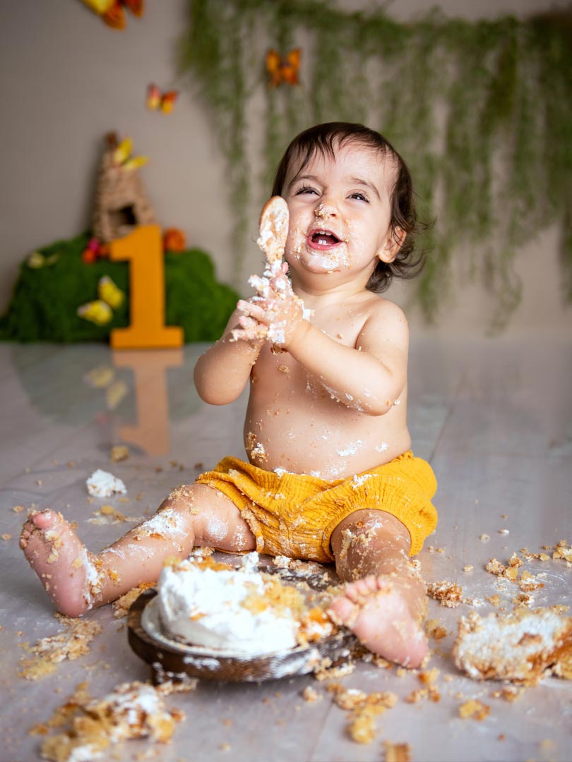 Sesión Smash Cake en Tarragona