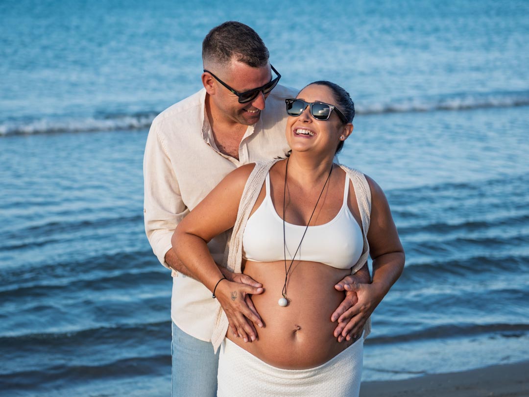 Sesión de embarazo en el Delta de l'Ebre