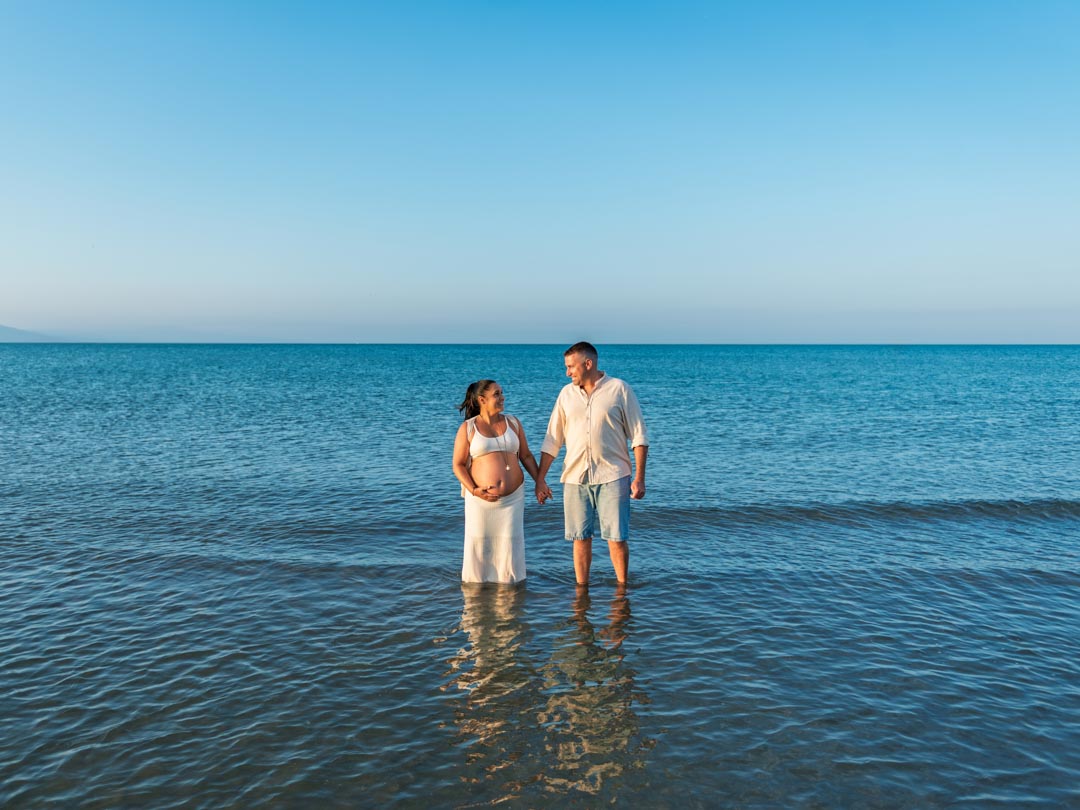 Sesión de embarazo en el Delta de l'Ebre