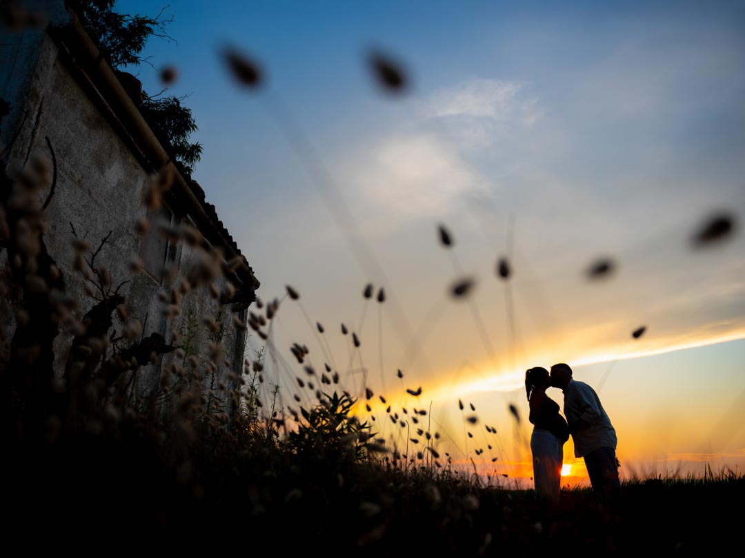 Sesión de embarazo en el Delta de l'Ebre